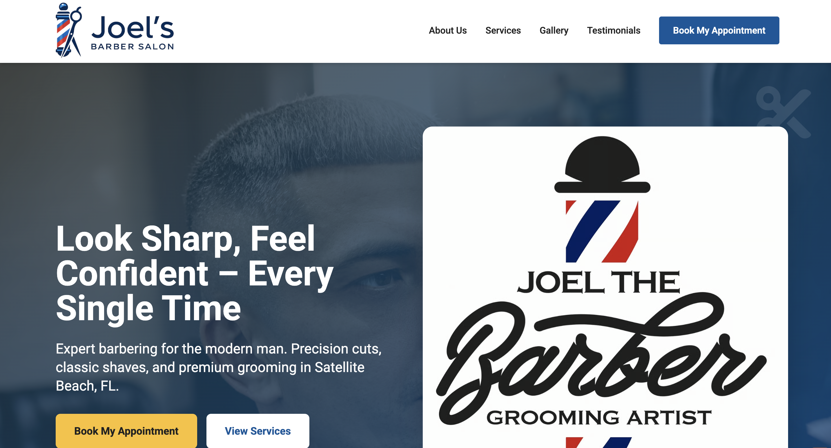 Barber Shop Website